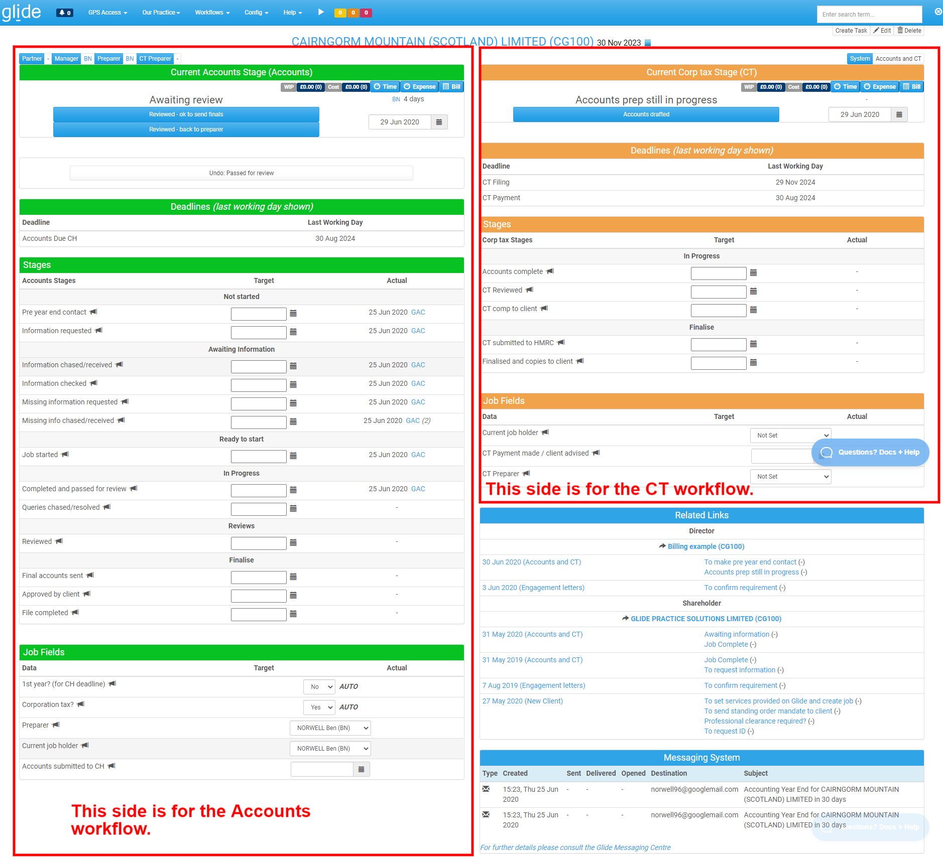 Job Card Workflow The Glide Team considers how you can ensure Accounts and Tax ...